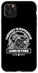 Coque pour iPhone 11 Pro Max Therapy Is Cher Wind Is Free Moto Bike Rider