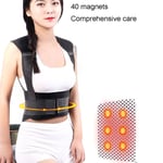 1pc Self-heating Magnetic Spine Back Support Brace Belt Lumbar P L