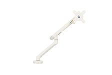 Bakker Elkhuizen Flexible Single - Monteringssats - Adjustable Arm With Mechanical Spring - För Bildskärm - Aluminium, Stål, Abs-Plast, Termoplastisk Gummi (Tpr), Polyamid (Pa6) - Vit - Skärmstorlek: 17"-35" (For Flat Screen), 17"-32" (For Curved Sc