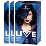 Schwarzkopf Schwarzkopf Live Color  90 Cosmic Blue  3-pack