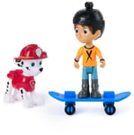 Paw Patrol Marshall and Daring Danny X Figures set with Skateboard, Kids’ Toys f