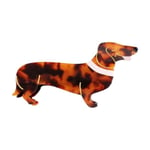 Acetat Hårkloklämmor Hajklämma DACHSHUND TAX Dachshund