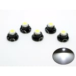 T4.7 T5 Neo Wedge 5-pack med vita led chip instrument belysning White Vita 6000k 5-pack