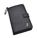 Pewter Sherlock Holmes Design Leatherette Golf Organiser & Personalised Marker