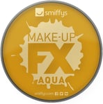 Smiffys 16 ml Make-Up FX Aqua Face and Body Paint Water Based - Metallic Gold