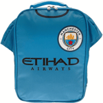 MANCHESTER CITY FC SHIRT LUNCH KIT BAG BOYS CHILDS SCHOOL KIDS MCFC BOX