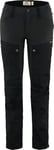 Fjallraven 86706-550 Keb Trousers W Pants Women's Black Size 50/R