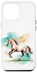 Coque pour iPhone 15 Pro Max T-shirt pour cheval, sweat à capuche de sport équestre, housse de téléphone portable pour poulains