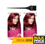 Garnier Couleur Sensation Cheveux Couleur 6.60 Intense Rubis 2-pack