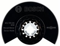 Bosch Starlock Acz 85 Eb - Segmentsagblad - For Tre, Metall, Sandwichmaterialer, Laminat, Parkett - 85 Mm