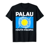 Flag of Palau South Pacific Blue Shark T-Shirt