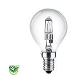 Ampoule Sphérique Halogène ''energy Saver'' E14 42w (equ. 60w) Claire