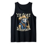 Funny Goat Whisperer Vintage Cowboy Edition Western Goat Man Tank Top