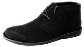 Red Tape Gobi Black Suede Leather Mens Desert Boots - Size UK 8