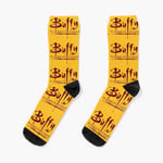 Chaussettes Taille Unique Série De Logo Buffy The Vampire Slayer Nouveauté Fantaisie Motif Fou Équipage Décontracté Pour Hommes Femmes