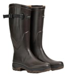 WELLINGTON BOOTS Mens Aigle Parcours 2 Vario Wellies UK 9.5 EU 44 Brun Brown