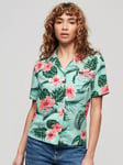 Superdry Beach Resort Shirt, Luna Rose Mint