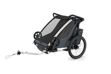 Thule Chariot Cross 2 Gen3 Cykelvagn Dark Slate, 2-sits