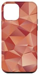 Coque pour iPhone 12 mini Simple Abstrait Brique Rouge Abstrait Triangle