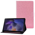 Sparkly Samsung Galaxy Tab A8 2021 etui - Rosa