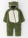 Columbia Youth Infant Foxy Baby Sherpa Bunting Snowsuit - Green, Green, Size 6-12 Months