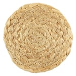 HOME DECO FACTORY, TX93941, Dessous de Verre en Jute écologique, Design élégant et Pratique, Protection Efficace pour Vos Surfaces, Facile à Nettoyer, idéal pour Toutes Occasions, 10 cm