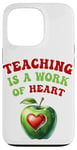 Coque pour iPhone 13 Pro Apple Teacher Teaching est une œuvre d'éducation cardiaque