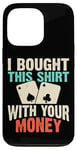 Coque pour iPhone 13 Pro Jeu de cartes de poker Jetons de jeu Bluff