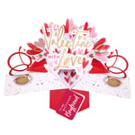 To My Valentine To My Brilliant Boyfriend Pop Up Card 3D Greeting Cards