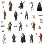 Roommates - 28 Stickers Star Wars - modèle L'Ascension de Skywalker avec Rey, Poe, Finn et Kylo Ren