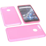 Bag for Archos Sense 50DC phone case protection cover TPU rubber pink