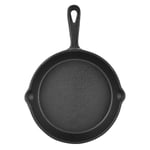 16cm 20cm Vintage Cast Iron Skillet Frying Pan Burnt NOn Stick (20cm) UK UK