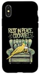 iPhone X/XS Drunk Cockatiel - Funny Cute Bird Beer Drinking Lover Case