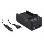 Patona 4 IN 1 Chargeur Canon LP-E6 LPE6 LP-E-6 EOS 5D Mark II EOS 7D