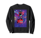 Marvel Moon Girl and Devil Dinosaur Series Poster and Logo Sweatshirt