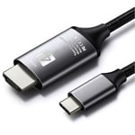 Câble Adaptateur USB-C 3.1 Type C vers HDMI 4K MHL 200cm,JL18