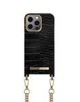 iDeal Mobilhalsband iPhone 13 Pro Jet Black Croco