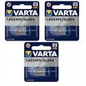 3 piles Varta V4034PX 4LR44 Alcaline 6V