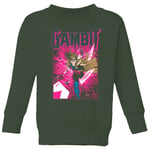 X-Men Gambit Kids' Sweatshirt - Green - 9-10 ans