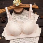 LMSDALAO Soutien-Gorge Women's Bra Push-Ups Wireless Lace Bra Tops Women's Small Breasts Adjustable Type A Women's Bra Underwear