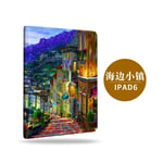 BHTZHY Seaside Town/Tablet Case/For Mini123, Ipad567/7.9 Inch Soft Shell Mini Decorative Case For Ipadmini4