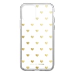 iPhone 11 iDeal Of Sweden Clear Deksel - Golden Hearts