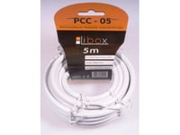 Libox Antennkabel 5M Vit (Pcc05)