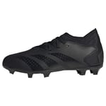 adidas Predator Accuracy.3 Firm Ground Boots Chaussures Football (FG), Noir(Core Black/Core Black/FTWR White), 30 EU