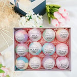 12 Pcs Bubble Bath Ball Set Moisturizing Rich Foaming Pleasant Aroma Shower SDS