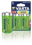 Varta Batteri NiMH D/LR20 1.2 V 3000 mAh R2U 2-pack