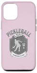 Coque pour iPhone 15 Pro Club de pickleball créé en 1965 Bainbridge Island Gray