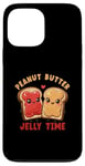 Coque pour iPhone 13 Pro Max Couples assortis au beurre de cacahuète Jelly Time