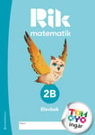 Rik matematik 2B Elevpaket Tryckt bok + Digital elevlicens 12 mån