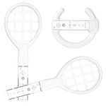 Ensemble Racing Wheel Guidon Tennis-Raquette Contrôleur pour Nintendo Wii U